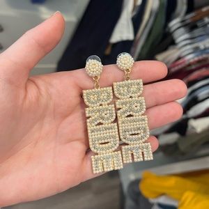 BRAND NEW bride earrings
